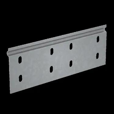 Соединительная пластина усиленная для борта 80 мм "ПЛЮС" INOX304 | SPD2plus INOX304 | КМ - профиль