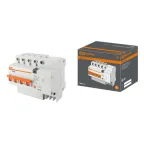                  Выключатель автоматический дифференциального тока АД-4 4п 40А C 30мА тип AC (7 мод) | SQ0221-0009 | TDM
               