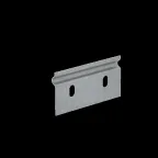                  Соединительная пластина для борта 50 мм "ПЛЮС" INOX304 | SP1plus INOX304 | КМ - профиль
               