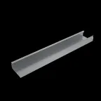                  Телескопическое расширение лотка "ПЛЮС" 50х500 INOX304 | TRplus50-500 INOX304 | КМ - профиль
               