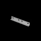                  Соединительная пластина для лестничного лотка H50 s:2,0 мм INOX304 N | LSPU1 INOX304 N | КМ - профиль
               