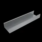                  Телескопическое расширение лотка "ПЛЮС" 80х400 INOX304 | TRplus80-400 INOX304 | КМ - профиль
               