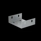 Соединительная пластина П-образная для лотка 50х50 мм "ПЛЮС" INOX304 | SPplus50-50 INOX304 | КМ - профиль