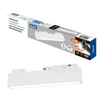                  Светильник-прожектор ULB-M70-12W/4000K/35 WHITE линейный светодиодный трековый. Для магнитных шинопроводов. 900 Лм. Белый свет (4000К). Белый. ТМ
               