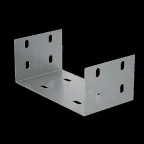                  Соединительная пластина П-образная для лотка 80х400 мм "ПЛЮС" INOX304 | SPplus80-400 INOX304 | КМ - профиль
               