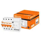                  Выключатель автоматический дифференциального тока АД14 4п 16А C 100мА тип AC (8 мод) | SQ0204-0031 | TDM
               