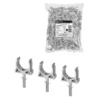                  Крепеж-клипса для трубы 25 мм с дюбелем (100 шт.) серая  | SQ0405-0093 | TDM
               