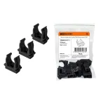                  Крепеж-клипса для трубы ПНД 16 мм черная | SQ0405-0111 | TDM
               