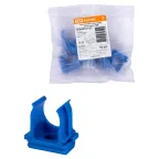                  Крепеж-клипса для трубы ПНД 20 мм (10 шт.) синяя | SQ0405-0132 | TDM
               