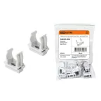                  Крепеж-клипса для трубы 20 мм (10шт) - цвет белый | SQ0405-2002 | TDM
               