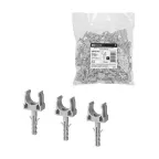                  Крепеж-клипса для трубы 16 мм с дюбелем (100 шт.) серая  | SQ0405-0091 | TDM
               