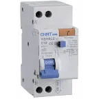                  Выключатель автоматический дифференциального тока NBH8LE-40 1P+N 20A 30mA х-ка С 4,5кА (R) | 206063 | CHINT
               