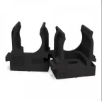                  Крепеж-клипса для труб атмосферостойкая для прямого монтажа черная в п/э d32 мм (25шт/500шт уп/кор) Промрукав
               