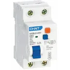                  Выключатель автоматический дифференциального тока NXBLE-63 2P D10 100mA тип AC 6kA (R) | 982561 | CHINT
               