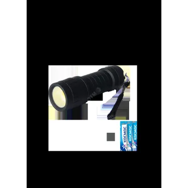 Фонарь ручной 1W COB LED, 3 батарейки AAA, 120Lm,