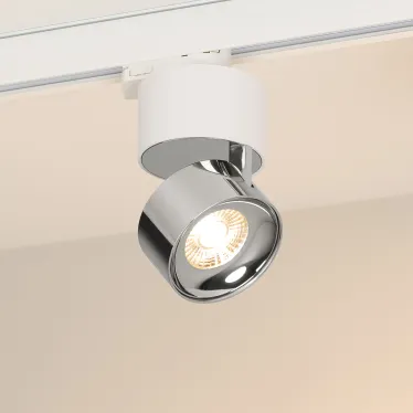 Светильник светодиодный трековый SP-PLURIO-TRACK-4TR-R77-9W Warm3000 (WH-CHR, 36 deg, 230V) (ARL, IP20 Металл, 3 года)