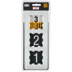 BRITE Рамка 3 поста РУ-3-2-Бр стекло белый RE IEK