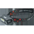 Фонарь светодиодный NPT-H32-ACCU налобный 1COB LED 5Вт+1CREE LED 3Вт li-ion 1,2Ач