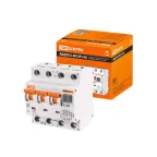                  Выключатель автоматический дифференциального тока АВДТ 63 3п+N 40А C 30мА тип A | SQ0202-0020 | TDM
               