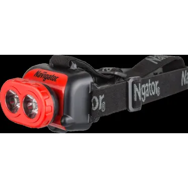 Фонарь налобный NPT-H09-3AA  2LEDx1Вт, блист. | 71847 | Navigator