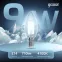 Лампа светодиодная филаментная LED 9 Вт 710 лм 4100К свеча нейтральный E14 AC 220В прозрачная колба Black Filament Gauss