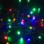 Гирлянда светодиодная Нить 10м 100 LED RGB черный ПВХ IP65 свечение с динамикой 230В