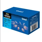 Гирлянда светодиодная  на эл.пит. 2AAПрищепки  ULD-S0200-010/STB/2AA WARM WHITE IP20 CLIPS   2м. 10 диодов 3000К шнур прозр. | UL-00005484 | Uniel