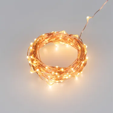 Гирлянда светодиодная ARD-DEW-HOME-10000-100LED-LIVE Warm3000 (5V, USB, ПДУ) (Ardecoled, IP20)