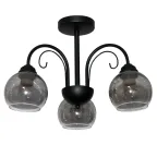                  Светильник Берта 131 черн.муар (Плафон 06333) НСБ 01-3х60-158 Е27 ИУ
               