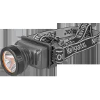 Фонарь светодиодный NPT-H10-ACCU 2Вт LED аккумуляторный налобный пластик