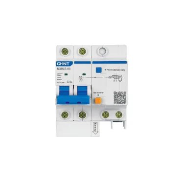 Выключатель автоматический дифференциального тока NXBLE-63 2P B6 30mA тип AC 6kA (R) | 982263 | CHINT