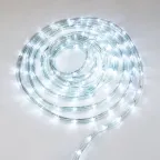                  Гирлянда светодиодная Дюралайт 15м Коннектор в комплекте Белый свет Провод черный ТМ Uniel ULD-D50 15M/С08 IP44 WHITE
               