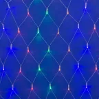                  Гирлянда-сетка светодиодная  с контроллером  ULD-N1815-180/DTA MULTI IP20   1,8х1,5м. 180 диодов. мультиколор шнур прозр. | UL-00005488 | Uniel
               