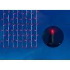                  Занавес светодиодный  с контроллером ULD-C2030-240/DTA RED IP20   3х2м, 240 диодов. Красный свет. шнур прозр. | 06741 | Uniel
               