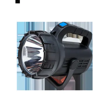 Фонарь-прожектор аккумуляторный, 5W прожектор + 5W СОВ боковая панель, аккум. 3,7V 3,6Ah, 350Лм - 10 часов, 350Лм - 10 часов