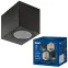 Светильник уличный под лампу GU10 Архитектурный накладной UUL-P41A 6W/GU10 IP65 BLACK Корпус черный
