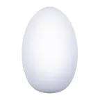                  Светильник декоративный светодиодный ''Яйцо''. Аккумуляторный (в/к). 14х19см. RGB свет. ULG-R003 019/RGB IP54 EGG
               