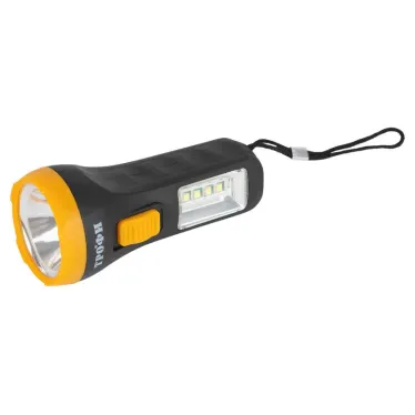 Фонарь светодиодный UB-101 универсальный на батарейках 1Вт 1 SMD+4 LED 1хAA | Б0054034 | Трофи