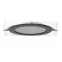Светильник светодиодный DL-01 Slim 200 мм 35 Вт 4000 К CRI90 221х40 мм IP65/40 RAL9005 черный муар муар с рассеивателем опал