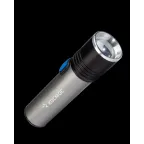 Фонарь ручной аккумуляторный 3Вт LED/линза/зум/Li-ion18650 1200mAh/анодир алюминий/USB-шнур, КОСМОС