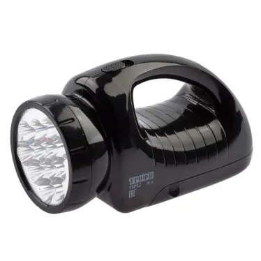 Фонарь прожекторный  12хLED + 18хLED аккумулятор 4V1.8Ah 220В TSP12 | C0045551 | ТРОФИ