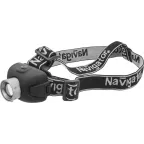                  Фонарь светодиодный NPT-H06-3AAA 1LED 5Вт налобный пластик+металл
               