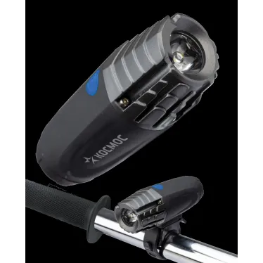 Фонарь велосипедный 1Вт LED/с коллиматорной линзой/3xAAА/ABS-пл/держатель-крепление, КОСМОС