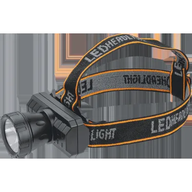 Фонарь светодиодный NPT-H31-ACCU налобный 1LED 3Вт li-ion 0,6Ач