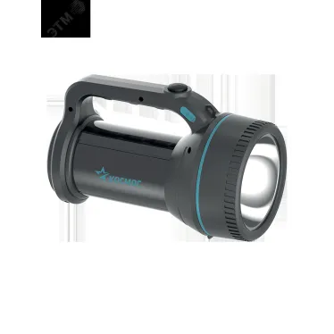 Фонарь-прожектор аккумуляторный, 7W LED, аккум. 3,7V 3,6 ah, 420Лм - 6 часов, 125м - 24 часа