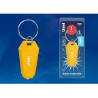 Фонарь-брелок Стандарт S-KL021-T YELLOW   1LED. 2*CR1220 н/к. Пластик. Желтый | UL-00004096 | Uniel