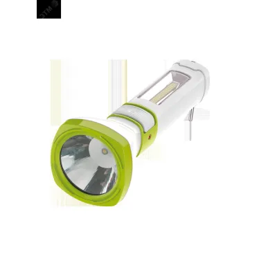 Фонарь ручной аккумуляторный 5W LED + 2W COB LED, аккум. 4V 1,2 Ah, 270Lm - 3 часов, 200 Lm - 6 часов