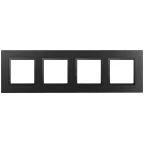                  Рамка для розеток и выключателей Elegance 14-5014-05 Classic, на 4 поста, антрацит
               