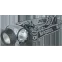 Фонарь светодиодный NPT-H14-3AAA 1Вт COB LED 110лм 20м налобный пластик