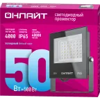 Прожектор светодиодный ДО-50w OFL-03-50-6.5K-BL-IP65-LED ОНЛАЙТ